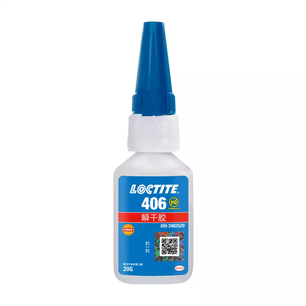 乐泰LOCTITE 406 低粘度瞬干胶·多孔材料 福州厦门泉州现货